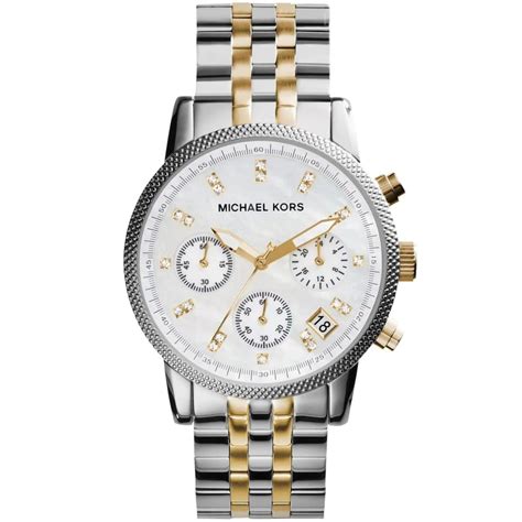 MK5057 Michael Kors Ladies Two Tone Chronograph Watch